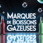 Vue ensemble boissons gazeuses marques iconiques