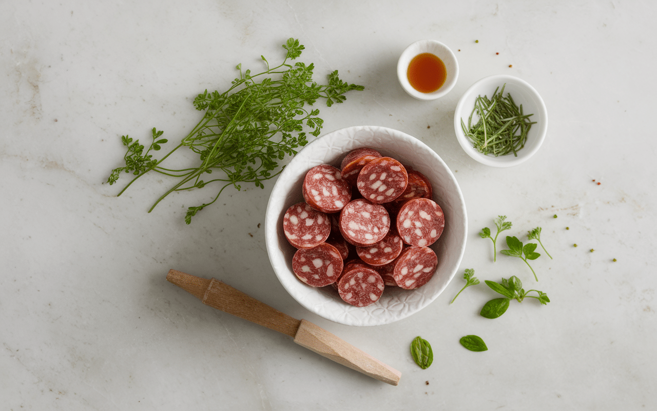 ingrédients brochette saint jacques chorizo