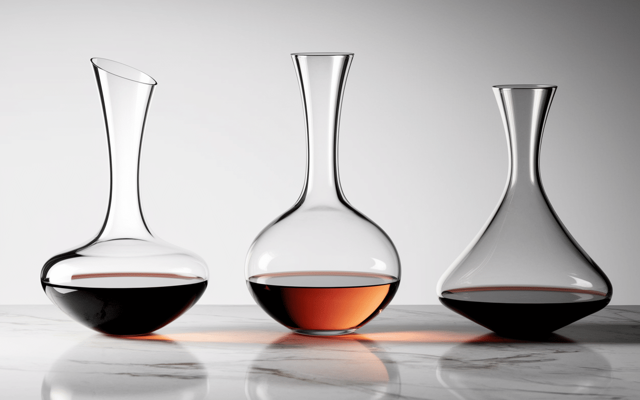 decanteur de vin plusieurs modèles comparés