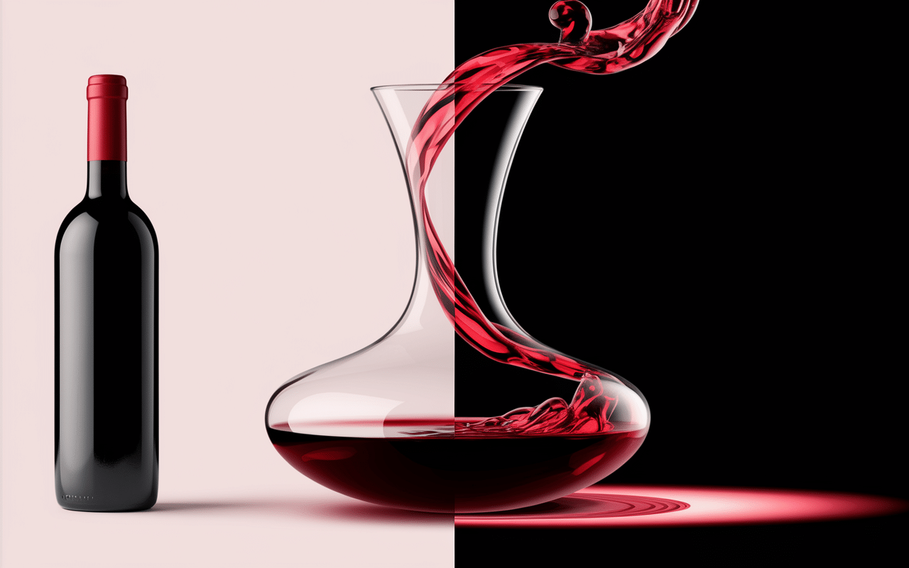 decanteur de vin aeration demonstration