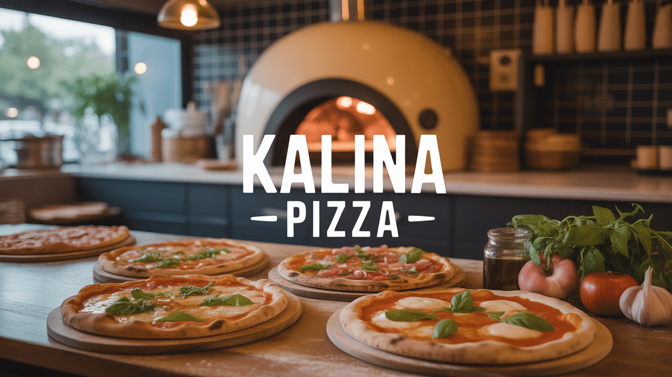 Vue pizzeria italienne Kalina Pizza avec pizzas artisanales