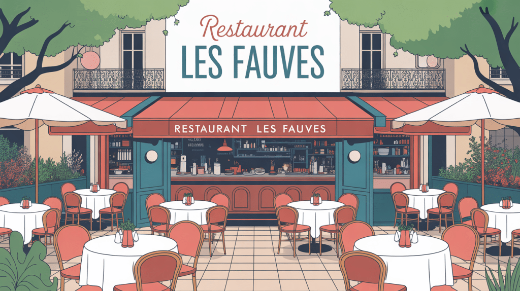 Les Fauves restaurant terrasse ensoleillée Paris ambiance chaleureuse