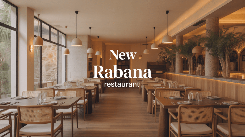Vue intérieur new rabana restaurant élégant chaleureux