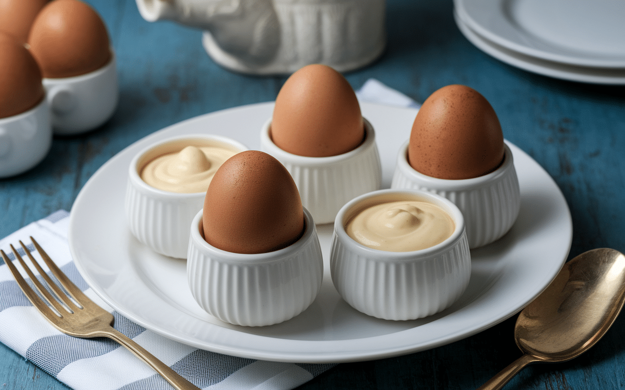 Sauces classiques pour oeufs durs mayonnaise et gribiche