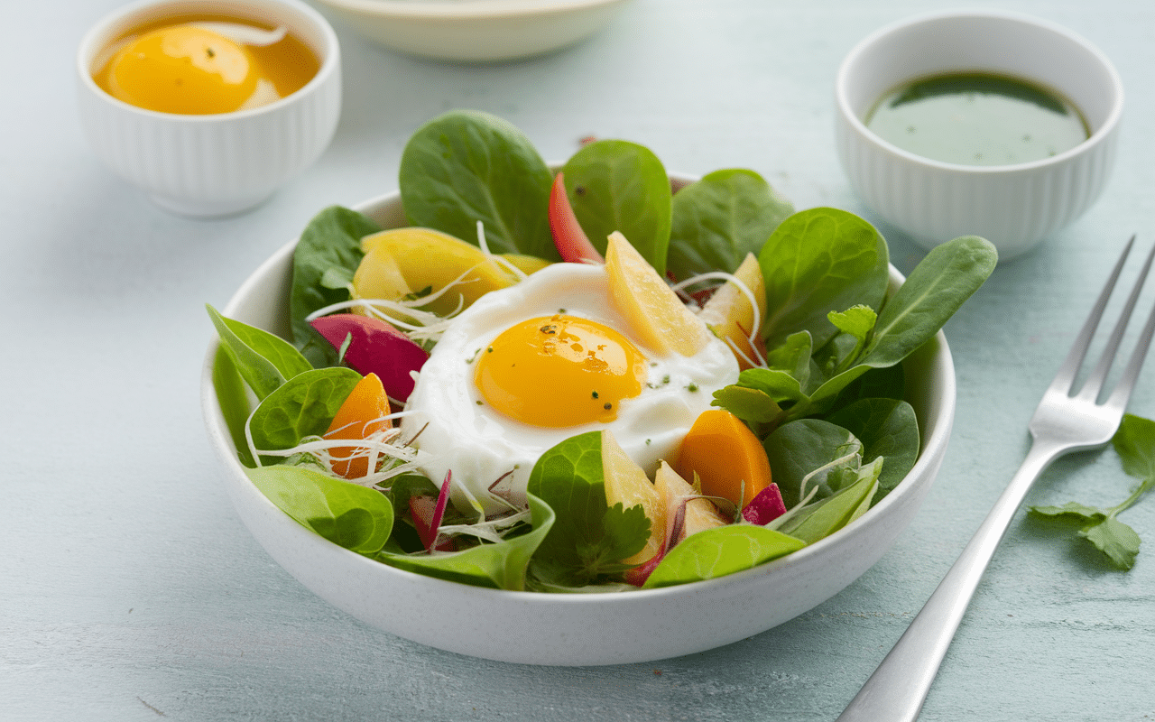 Sauces légères yaourt et vinaigrette pour oeufs durs