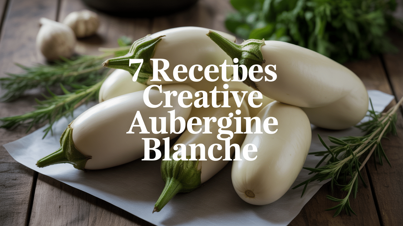 Aubergines blanches fraîches avec herbes recettes aubergine blanche
