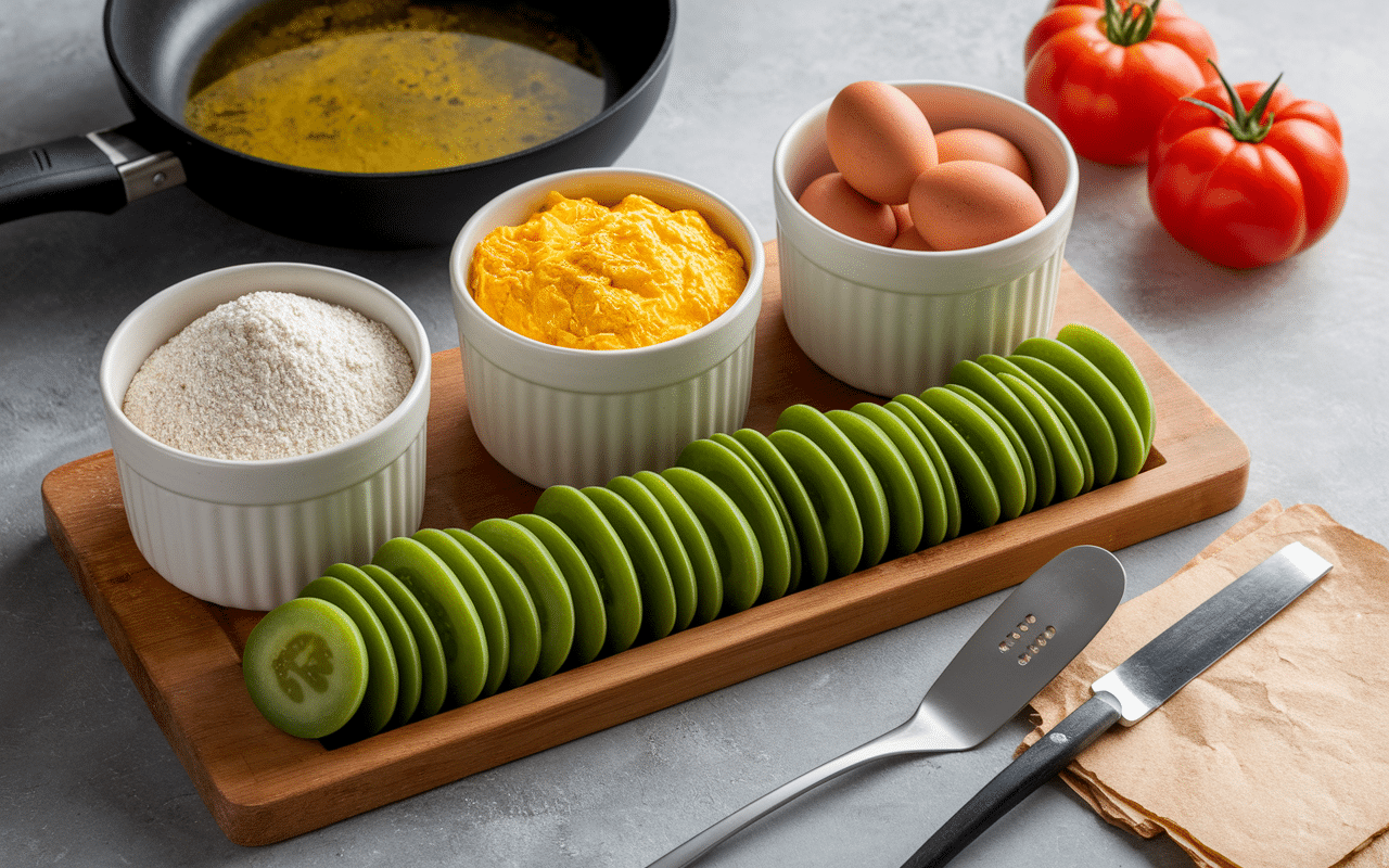 Beignets de tomates vertes recette panure cuisson