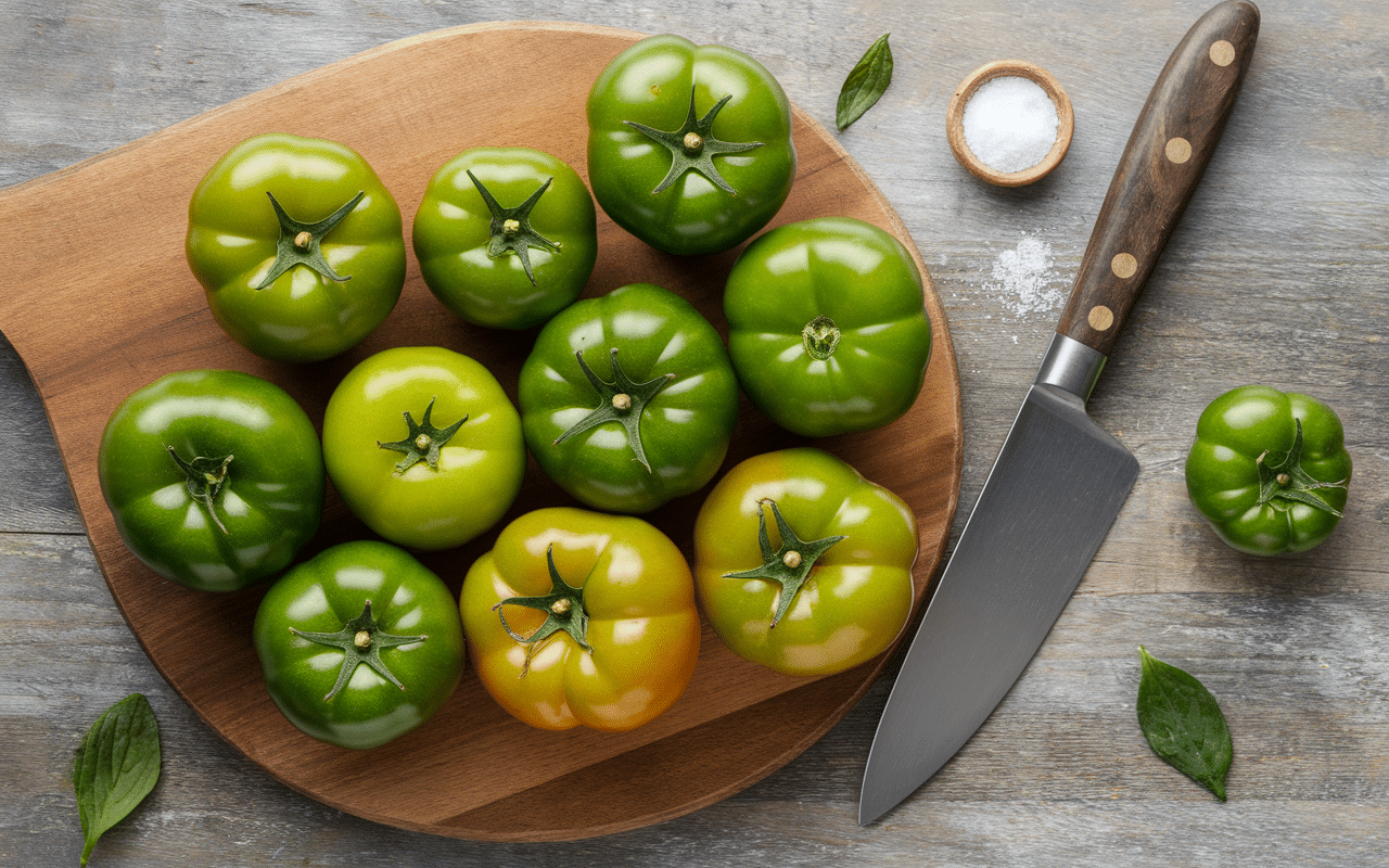 Beignets de tomates vertes recette sélection tomates vertes
