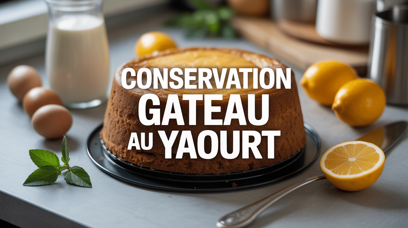 Gâteau au yaourt conservation ingrédients frais