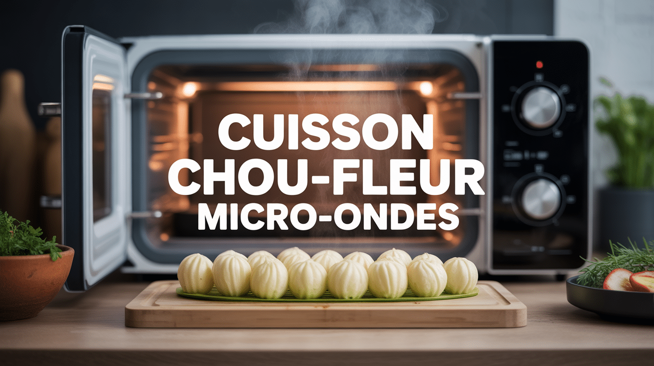 cuisson choux fleur micro onde entier planche cuisine vapeur