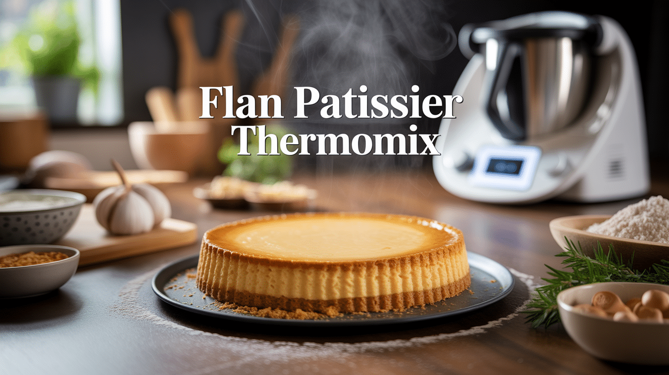 Flan patissier thermomix doré crémeux robot cuisine