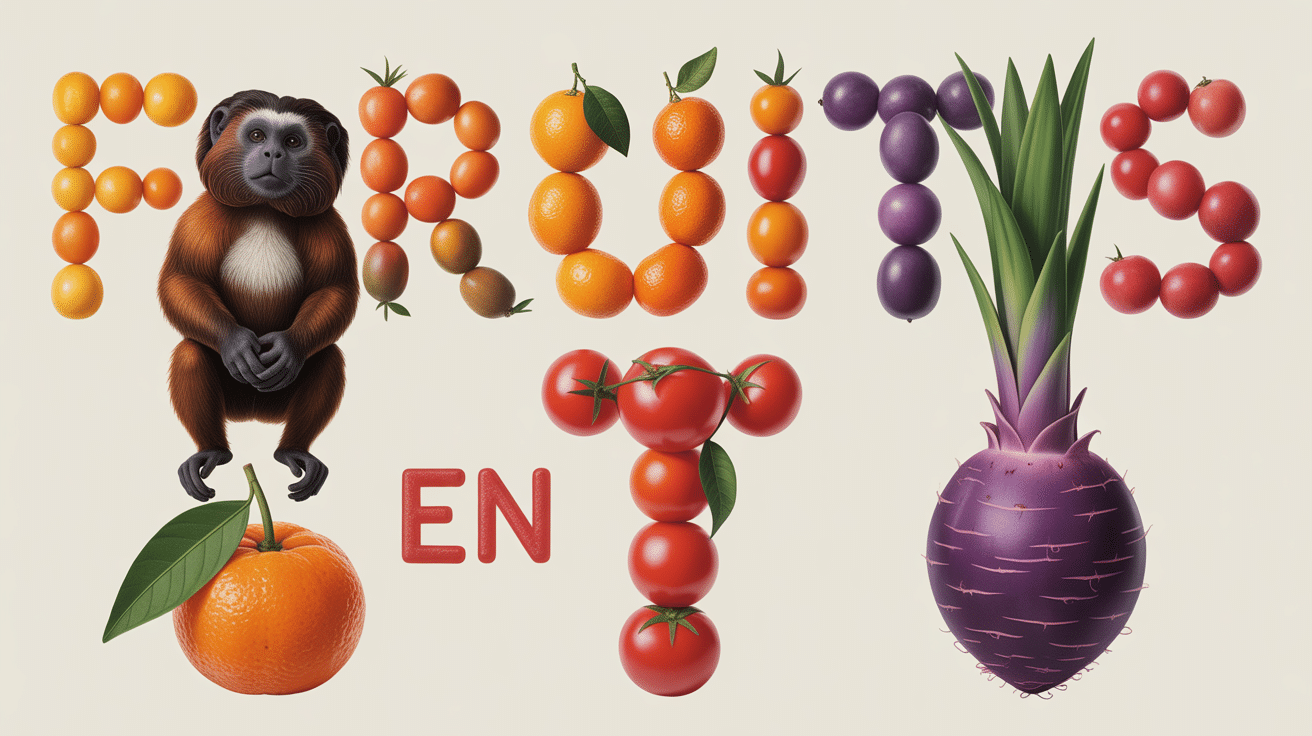 composition harmonieuse de fruits en t tamarin tangerine tomate taro