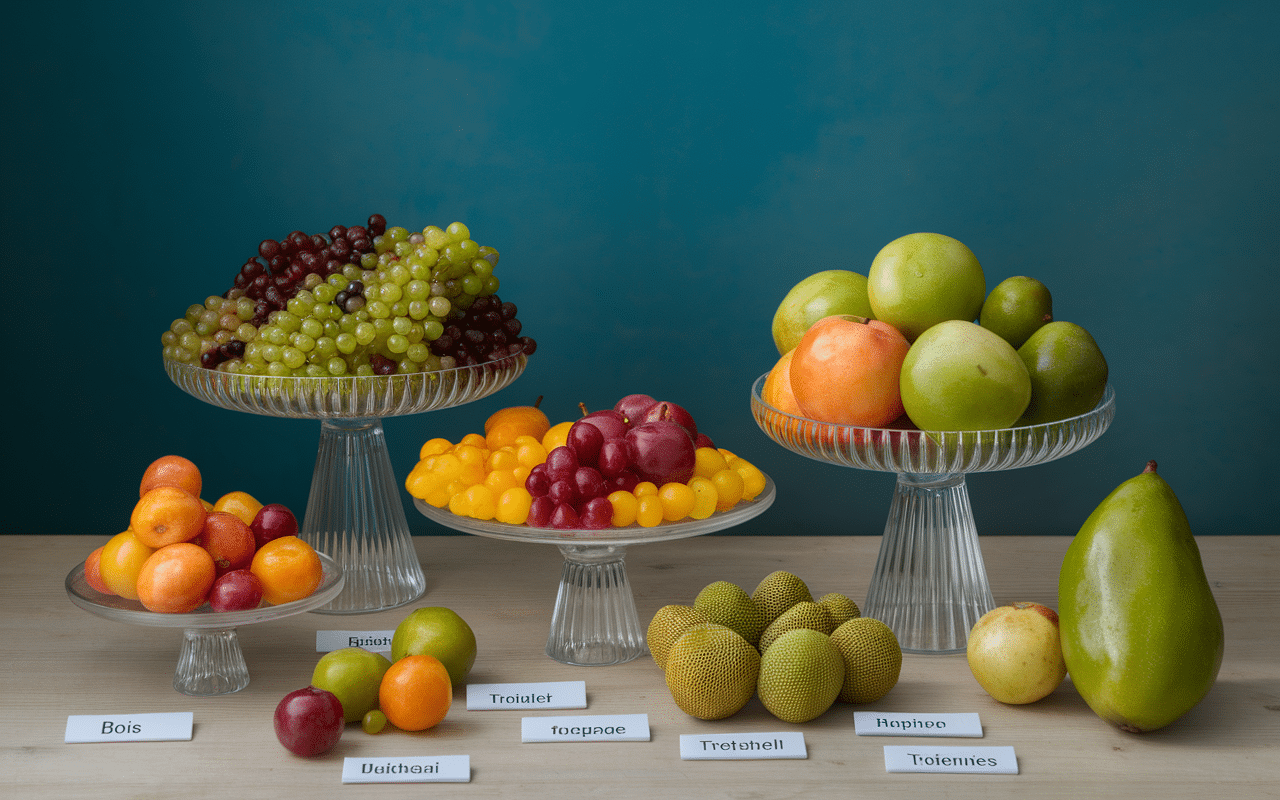 fruits en v table raisin airelle voavanga