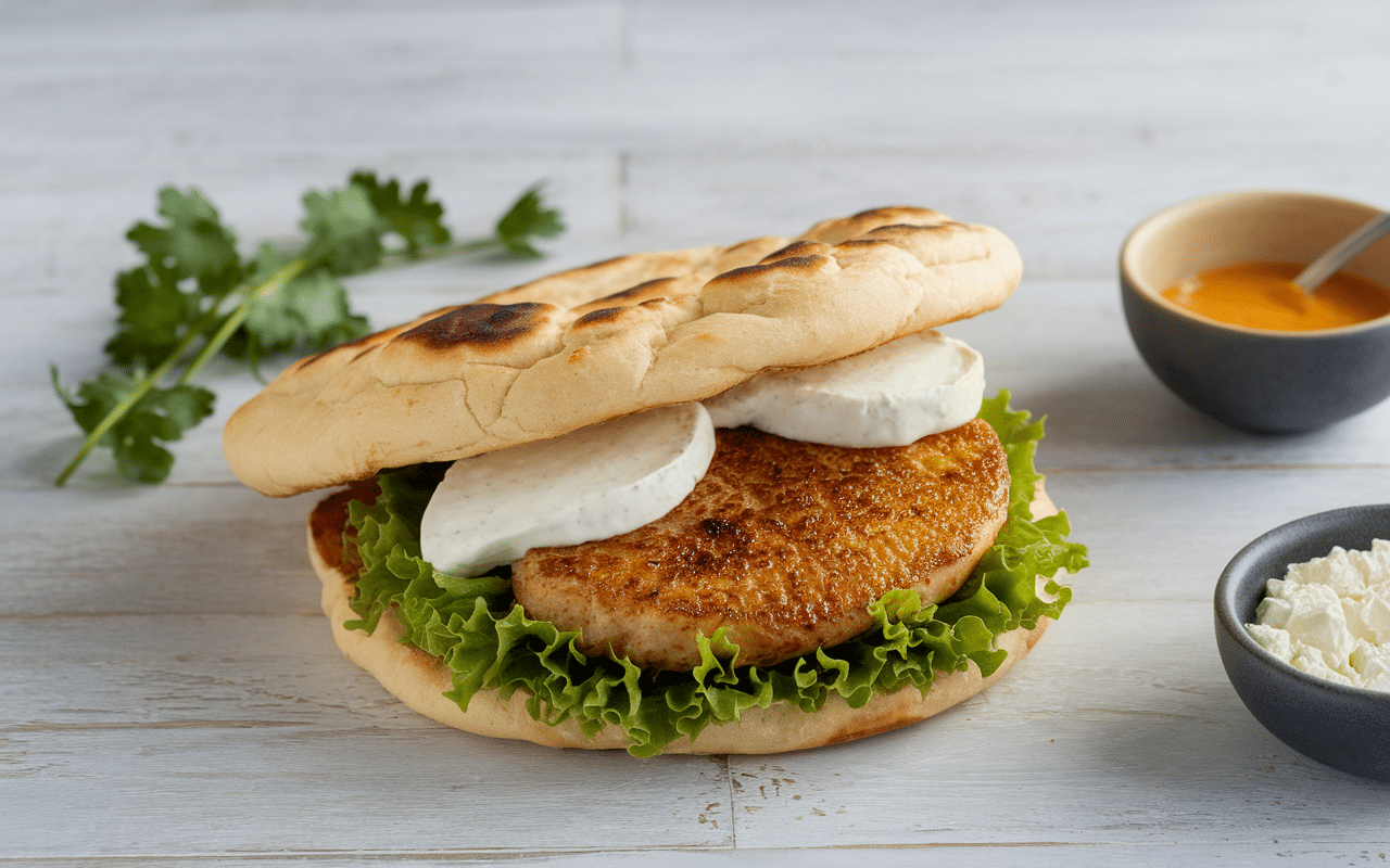 composition kfc crispy naan pain fromage poulet