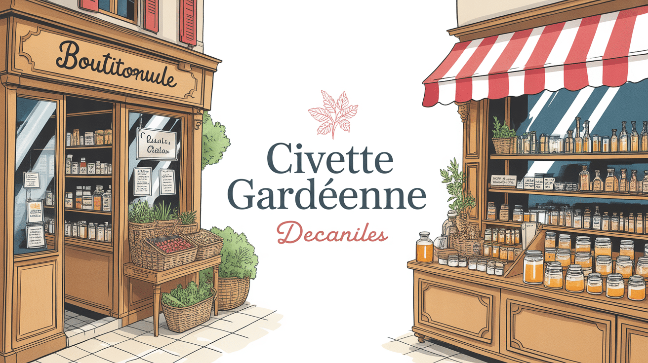 Façade boutique la civette gardéenne produits régionaux