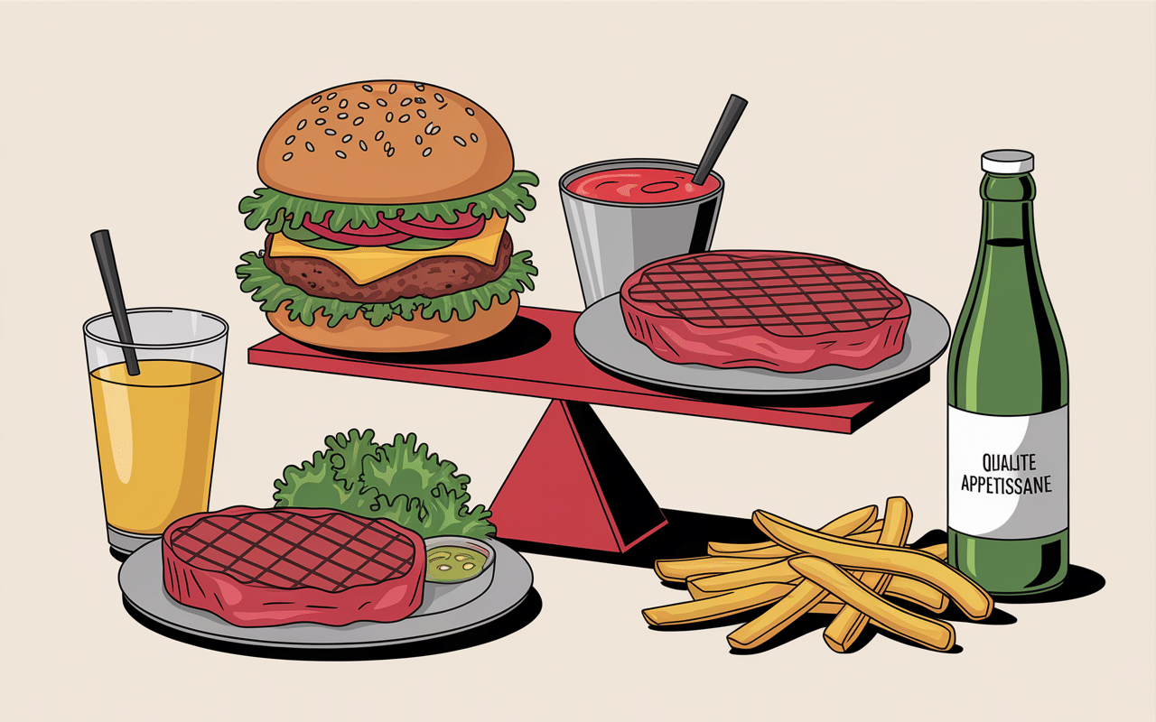 Composition menu ideal meilleur menu Burger King