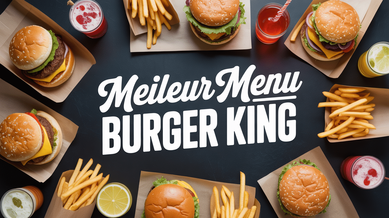 Plateau restauration rapide meilleur menu Burger King
