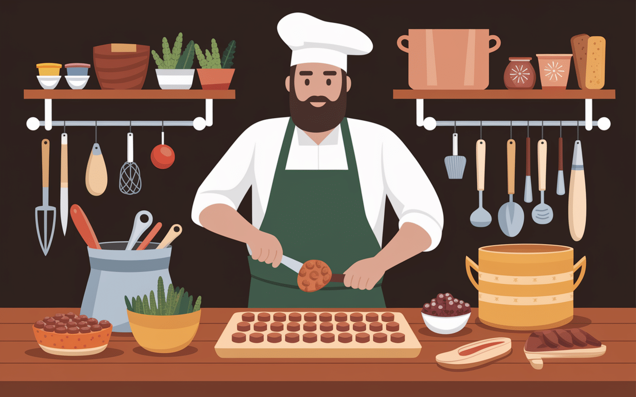 Atelier confiserie coucougnette de Pau savoir-faire artisanal