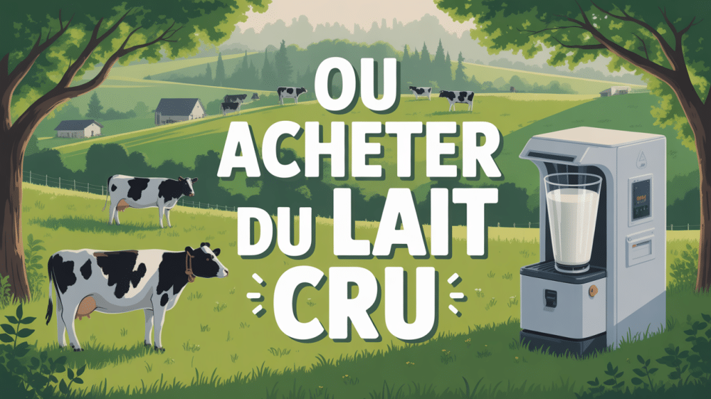ou acheter du lait cru image ferme panorama