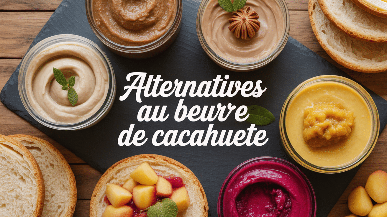 par quoi remplacer le beurre de cacahuète assortiment végétal