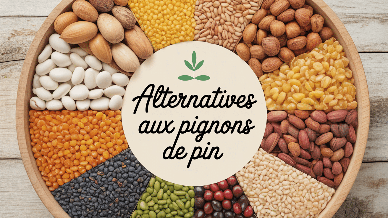 par quoi remplacer les pignons de pin bol graines noix alternatives
