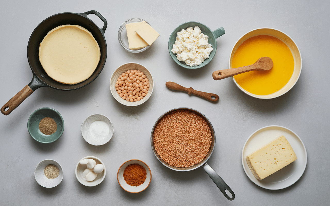 Étapes préparation tarte poireaux vue cuisine