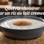 Quel riz pour riz au lait bol cremeux vapeur