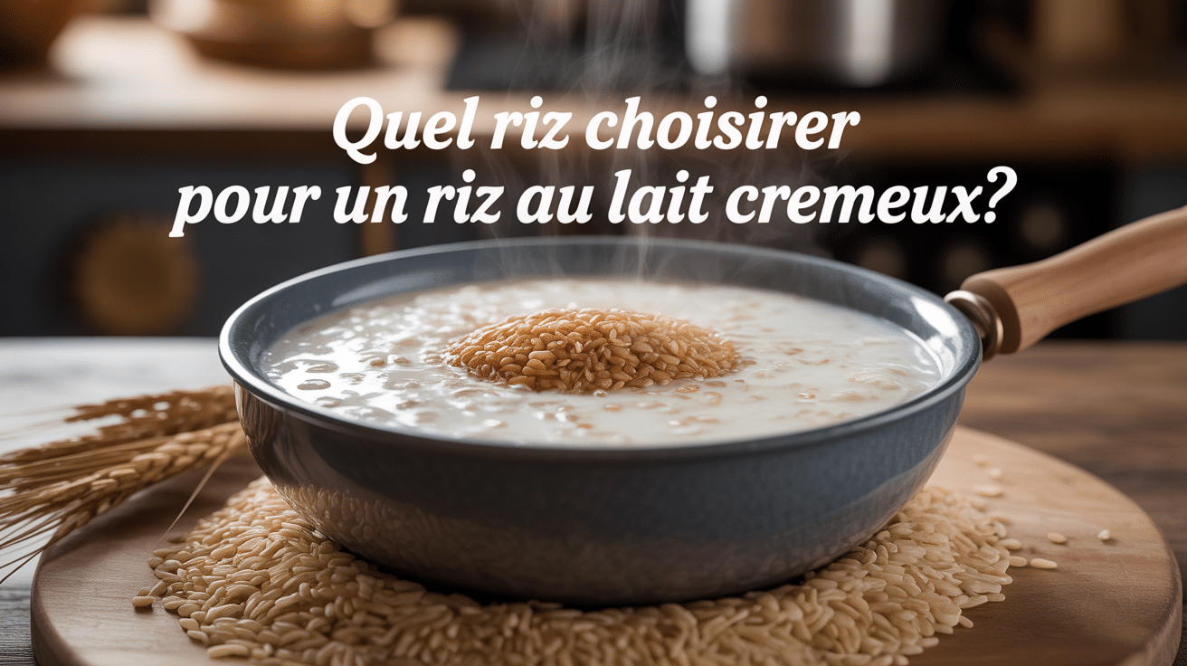 Quel riz pour riz au lait bol cremeux vapeur