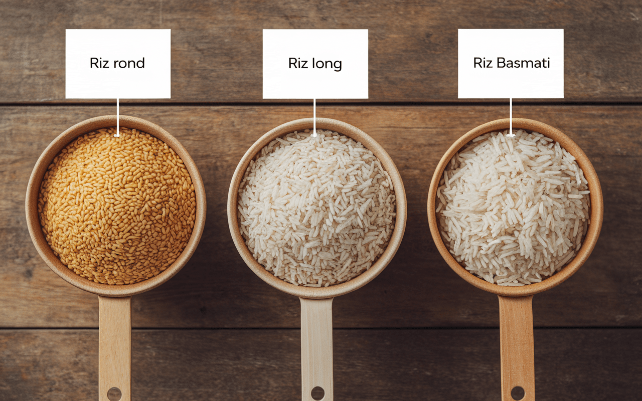 Quel riz pour riz au lait rond long basmati bol