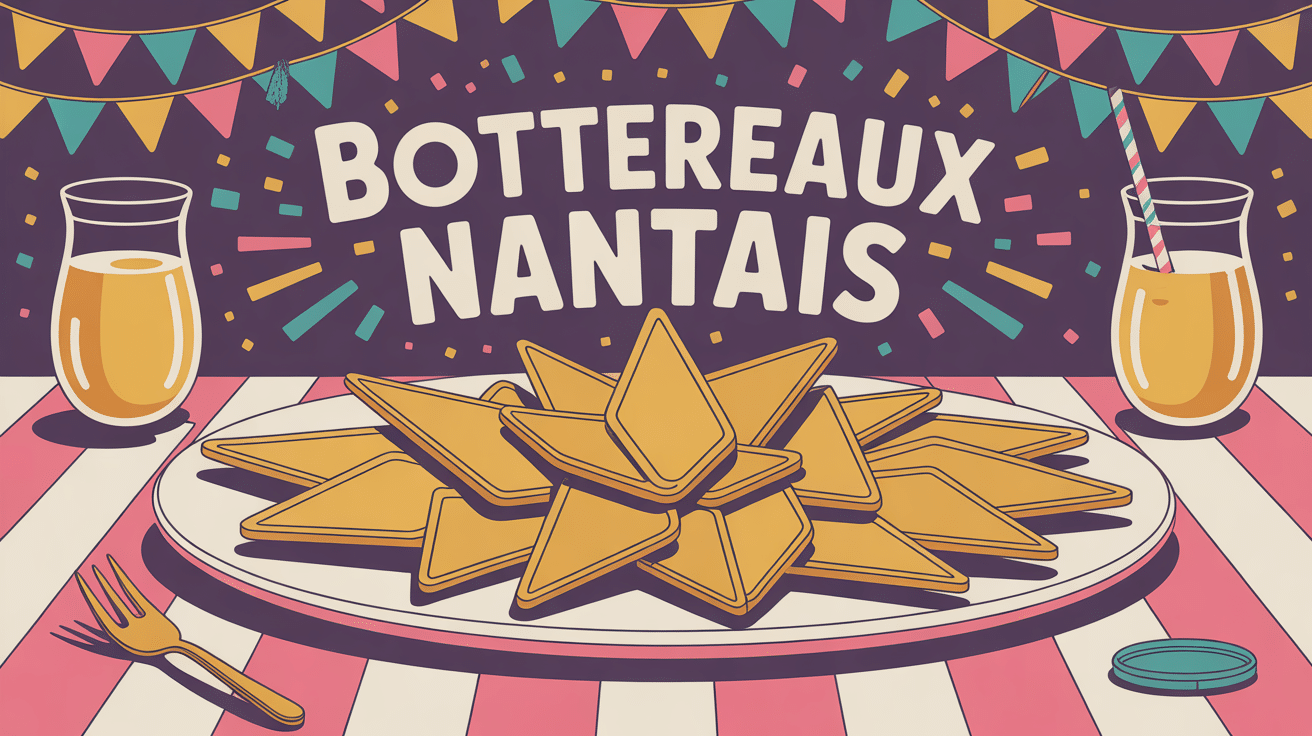 illustration festive recette des bottereaux nantais