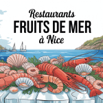 Plateau fruits de mer restaurant de fruits de mer Nice baie
