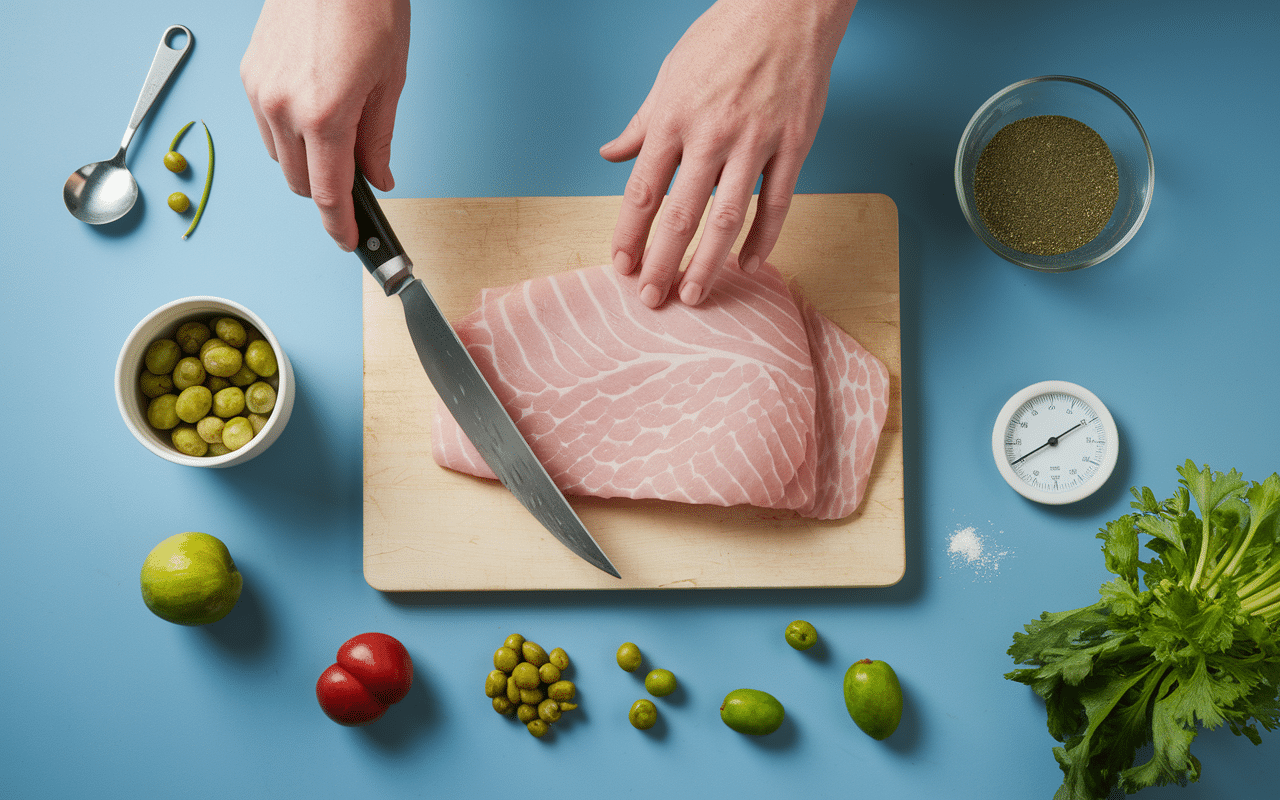 ingrédients et préparation galantine de porc à la maison