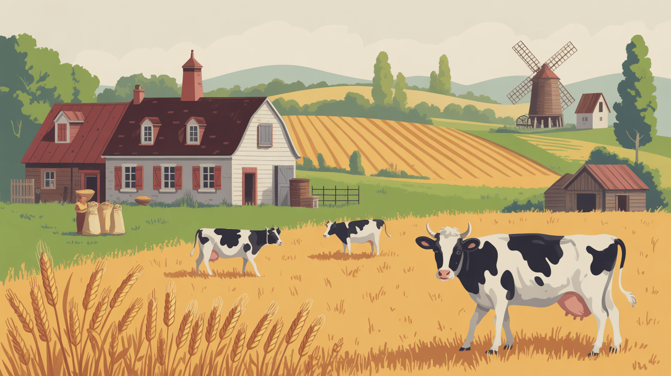 histoire galette bretonne sucrée ferme traditionnelle blé beurre