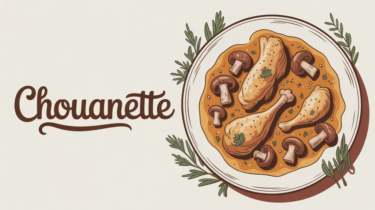 chouanette volaille sauce crémeuse terroir