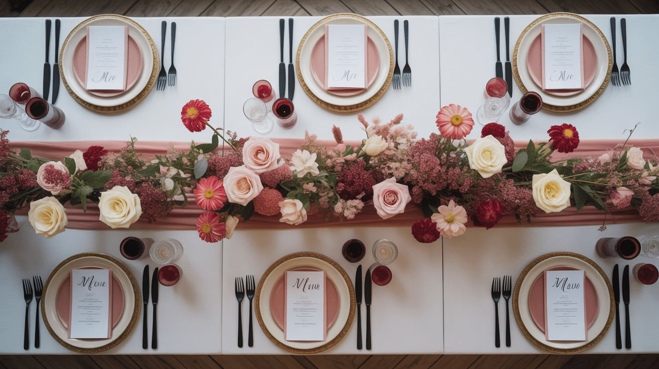 Menu et déco repas à thème raffinés