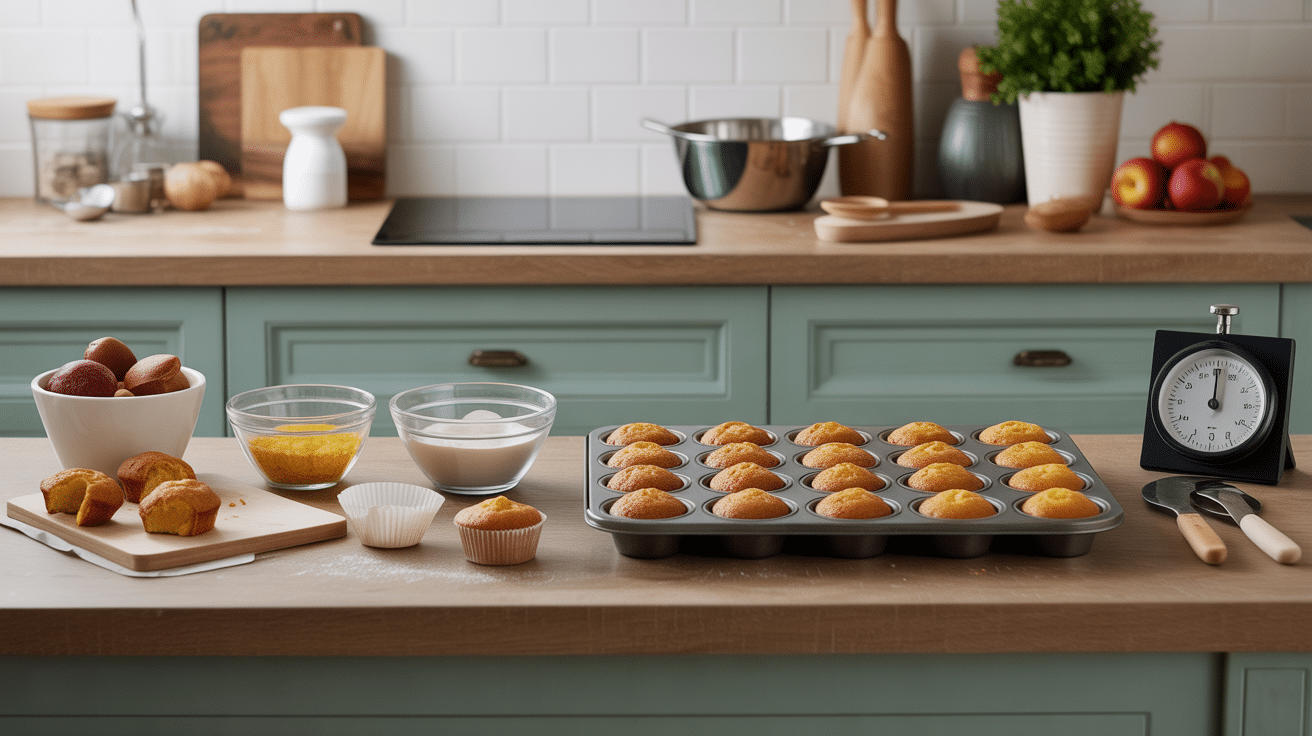 Préparation facile muffin compote de pomme healthy en cuisine