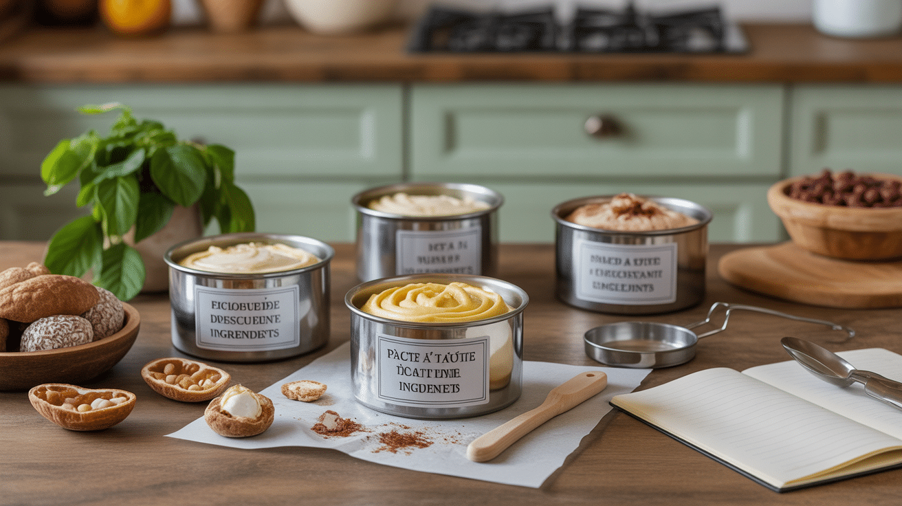 degustation pate a tartiner cacahuete pots ingredients comparatif