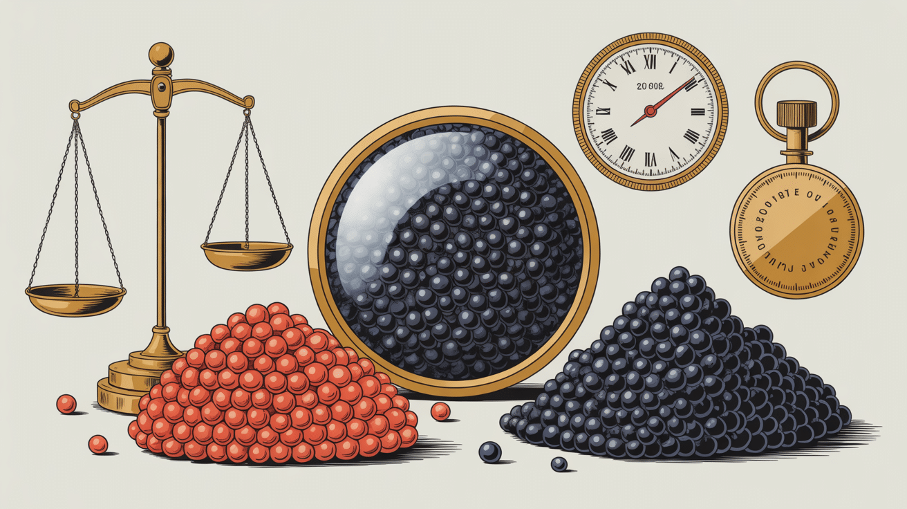 prix du caviar au kg critères qualité image