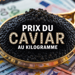 prix du caviar au kg perles noires euros