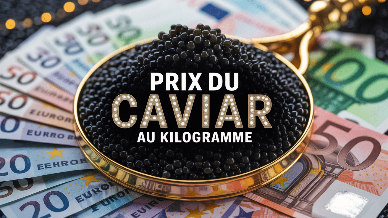 prix du caviar au kg perles noires euros