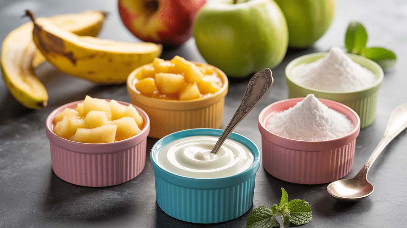 ingrédients substitution pour mug cake sans sucre