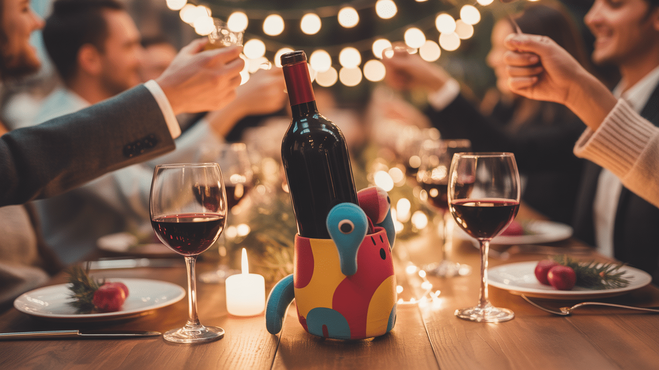 Tire bouchon rigolo original animal avec vin