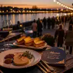 Nouvel an Bordeaux 2025 : table de réveillon sur les quais